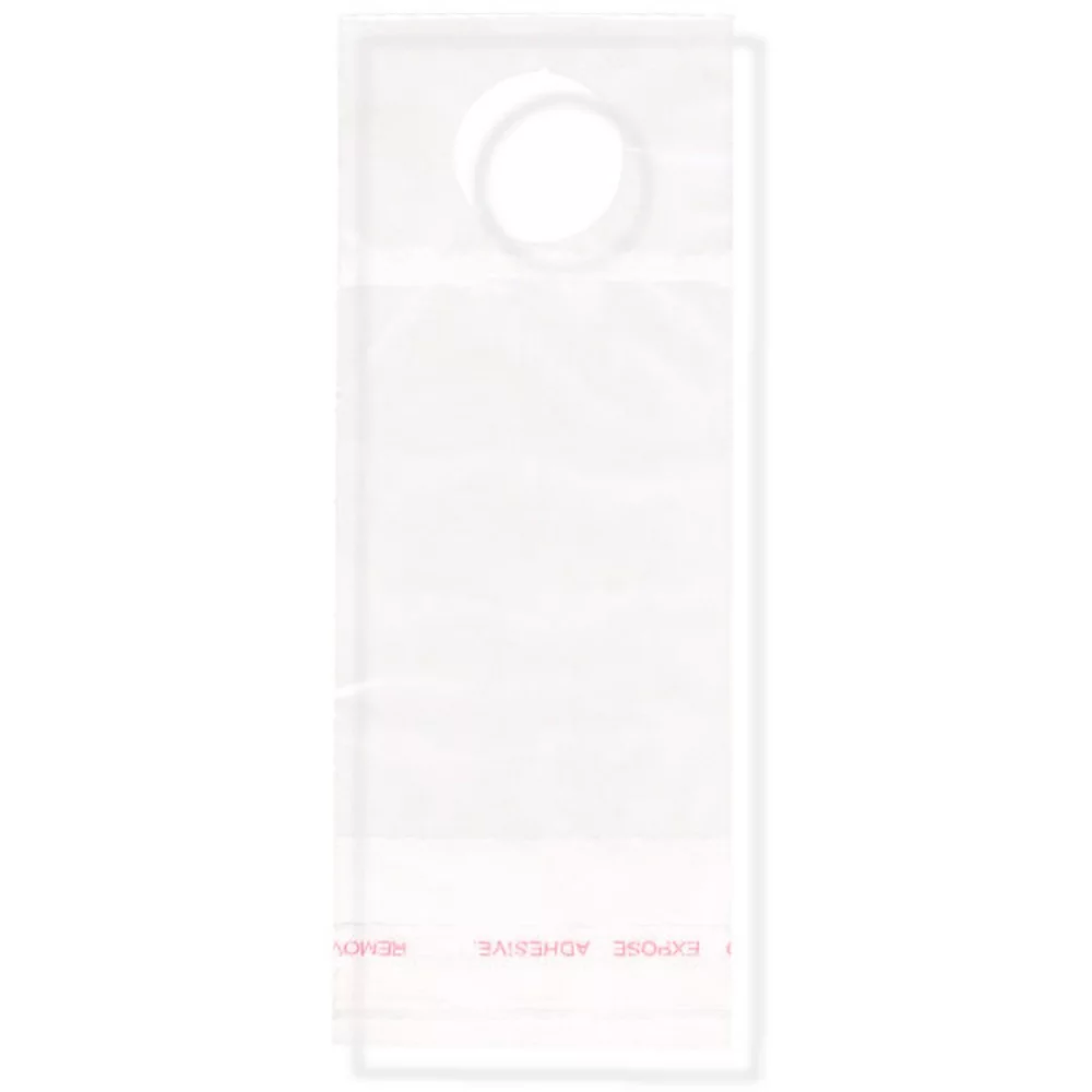 Clear Polypro Bottle Neck Bag 3" x 7.25" - 1 1/4 (stocking area - 2.88" x 4")