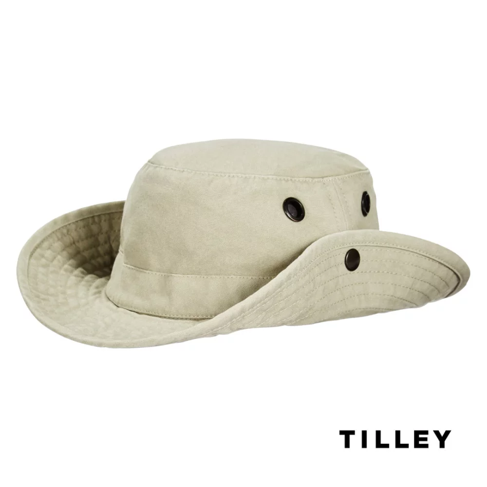 Tilley® Wanderer T3W Bucket Hat - Khaki 7 3/4