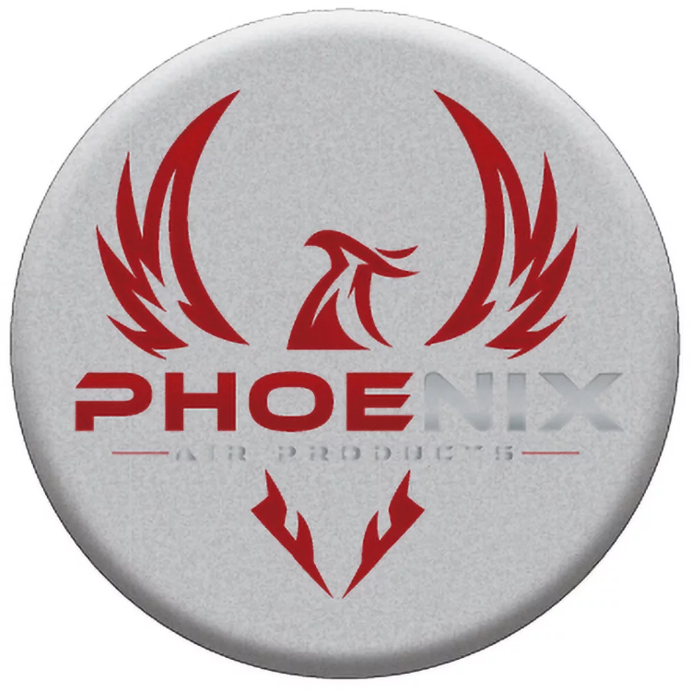 4 Sq. Inch Custom 4 Colour Process Matte Silver Polyester Domed Decal