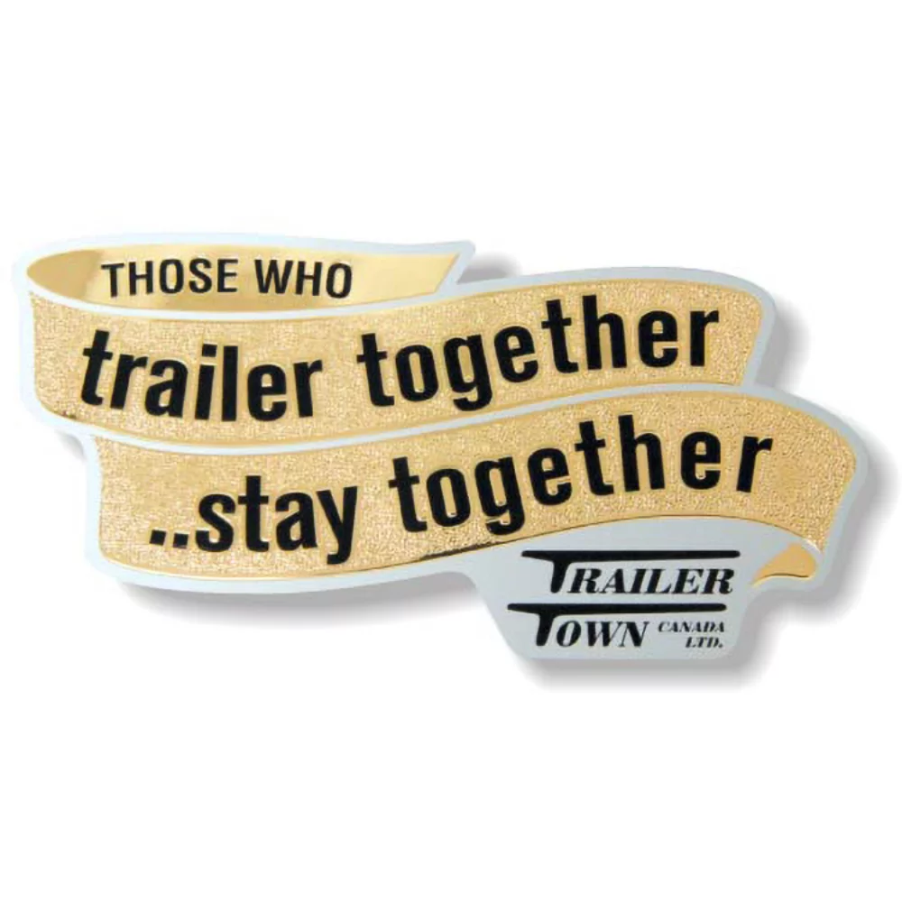 Custom Debossed Gold Polyester Decal in Spot Colours, up to 4 Sq/in
