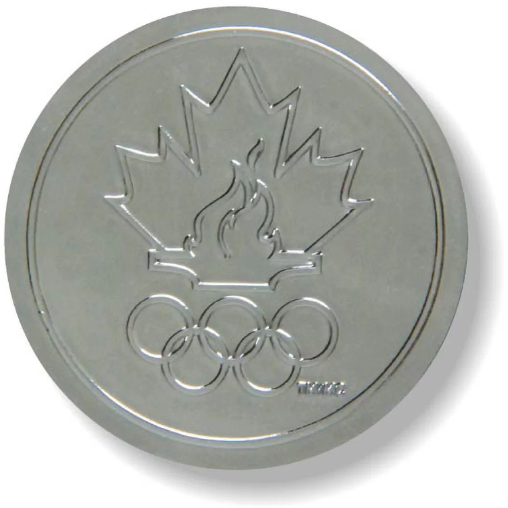 Custom Debossed Silver Polyester Decal, Non-Printed, up to 4 Sq/in