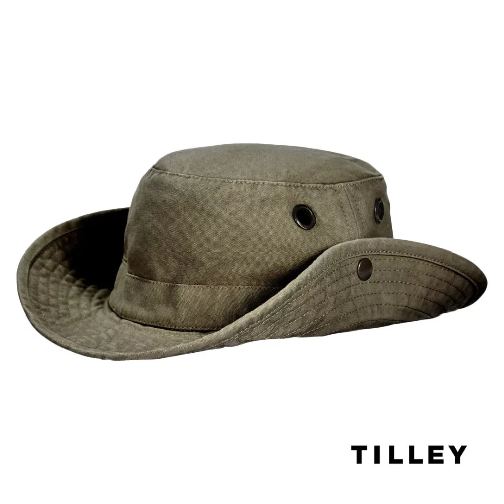 Tilley® Wanderer T3W Bucket Hat - Olive 7 3/4