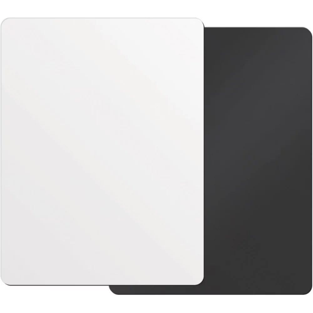 Tableau mémo magnétique avec dos complet, rectangle 5,5"x7,25" coins arrondis, impression numérique couleur complète.