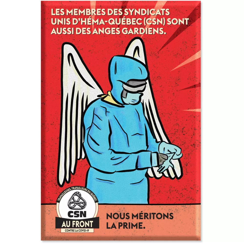 Boutons métalliques rectangulaires (2" x 3") Processus quadrichromie