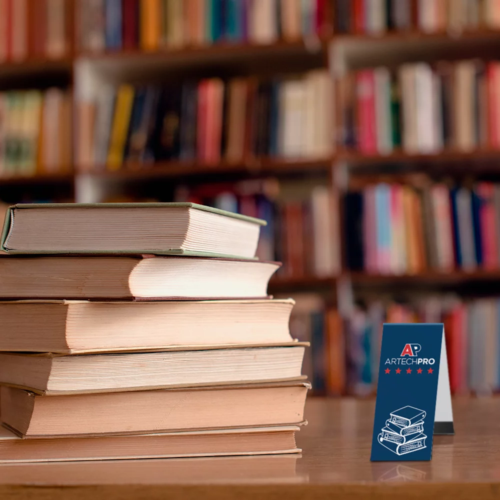 Plastic Magnetic Bookmark (1.75"x4"), Full Colour, Any Bleed Edge