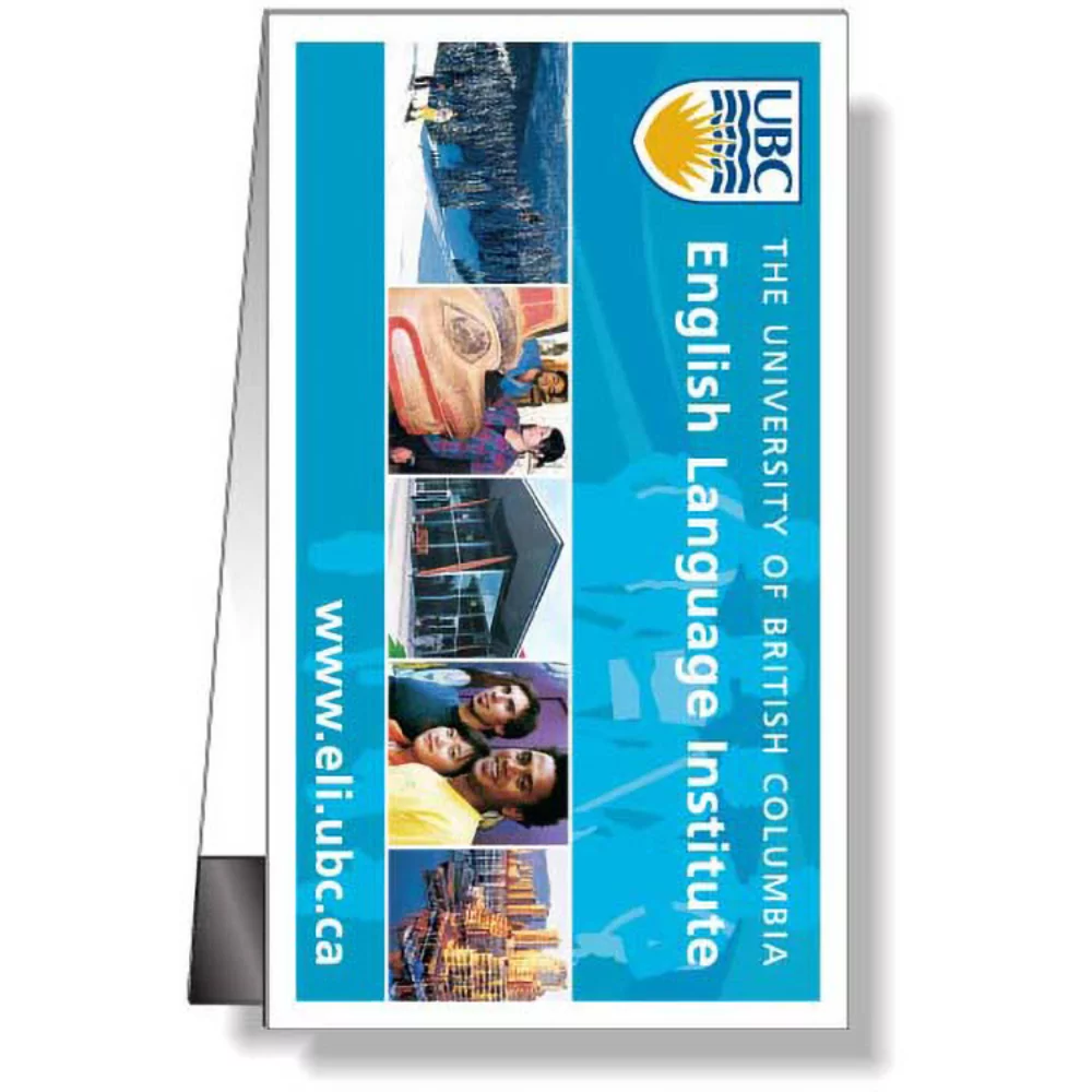 Plastic Magnetic Bookmark (2"x3.5"), Full Colour, No Bleed Edge
