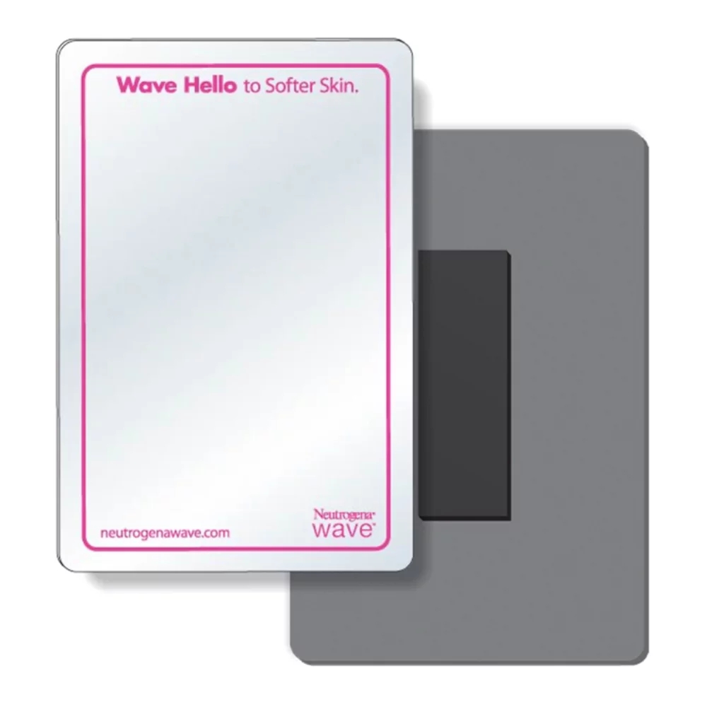 Co-Polyester Magnetic Mirror Square Shape (4"x6"), Spot Colours