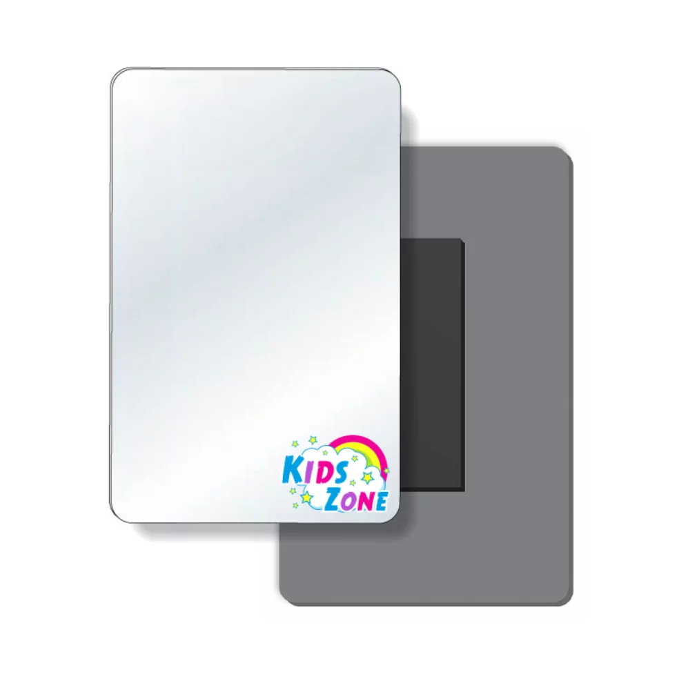 Co-Polyester Magnetic Mirror Rectangle Shape (3.5"x5.5"), Full Colour