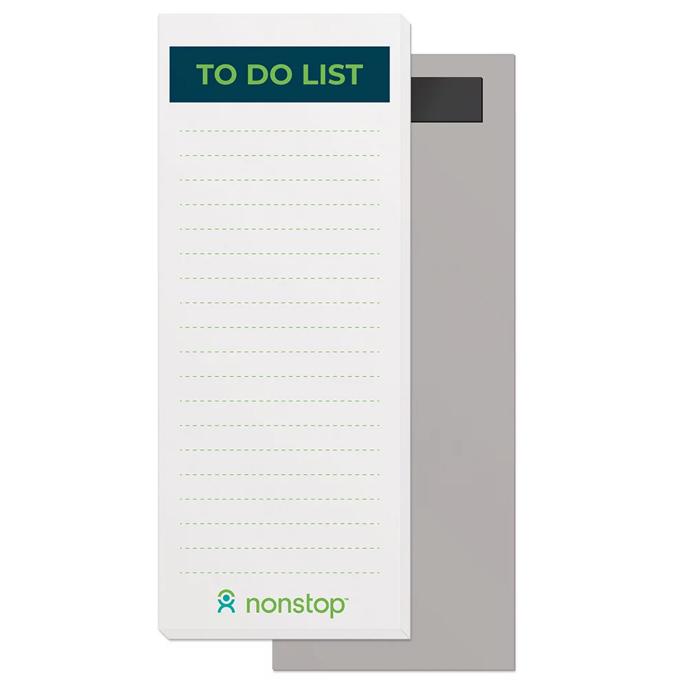 Bloc-notes magnétique de 50 pages avec impression quadrichromie (2,75"x7")