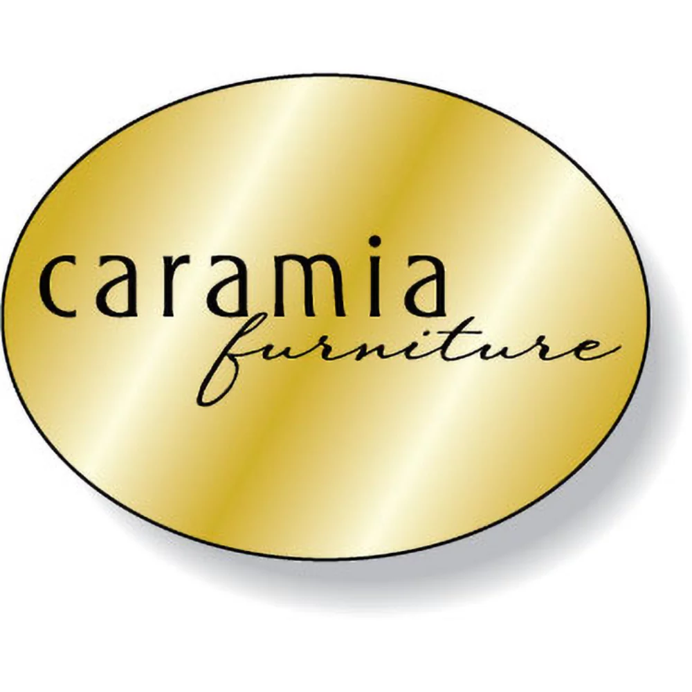 Bright Gold Foil Paper Flexo-Printed Stock Oval Roll Labels (1.5"x2")