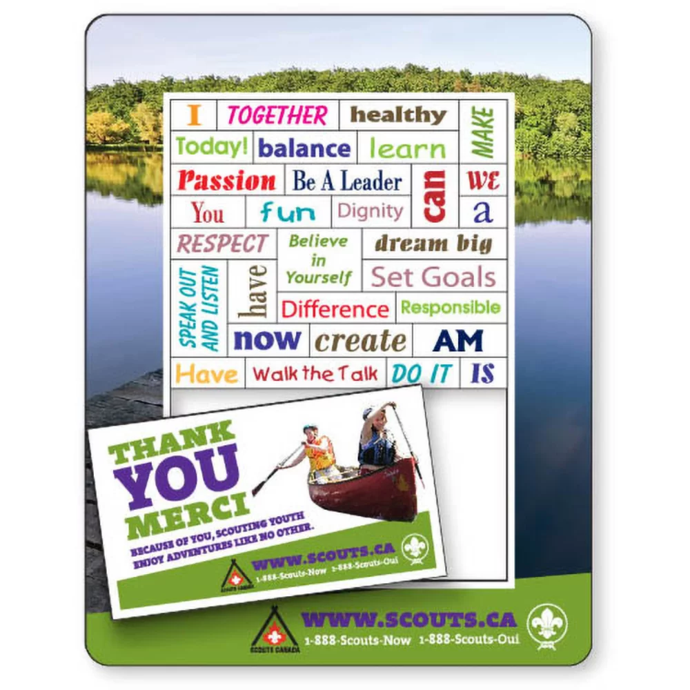 Cadre photo magnétique / Ensemble de mots (5,25" x 6,75"), couleur pleine, revêtement vinyle