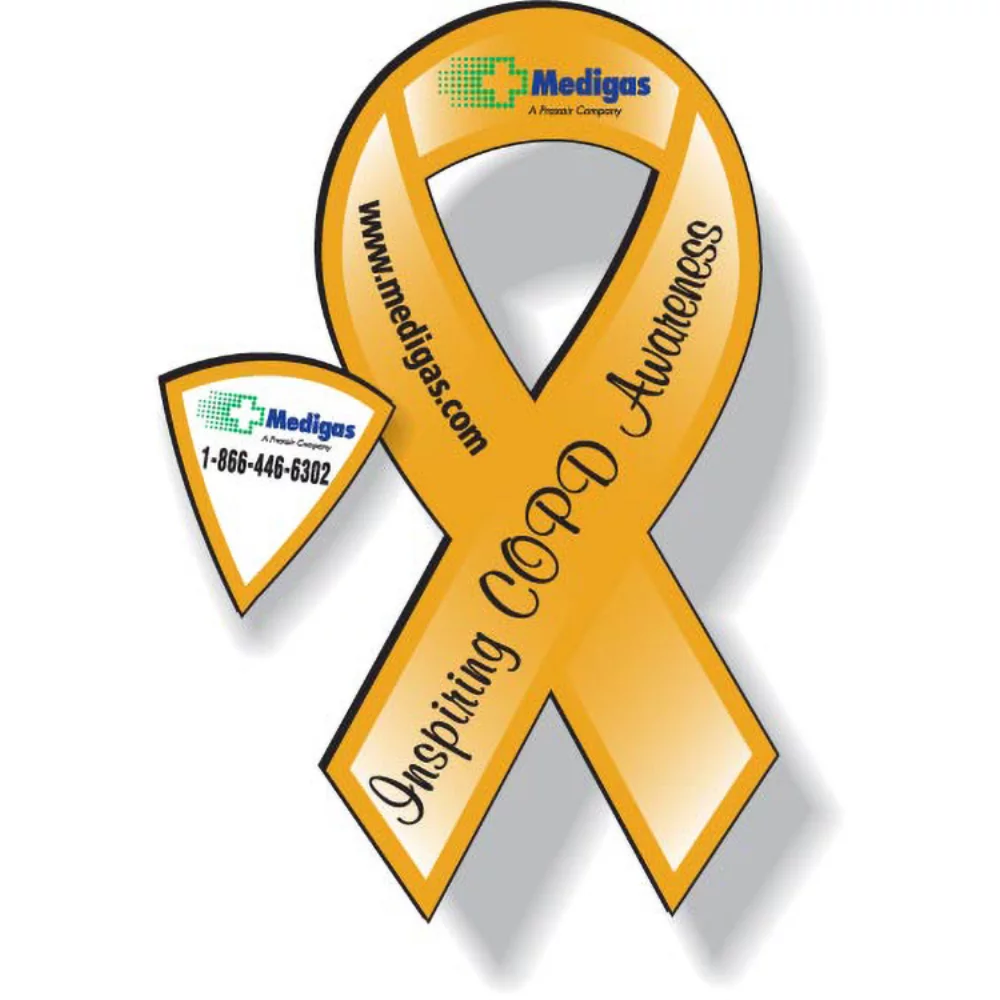 Ribbon Magnet (2"x4"), Full Colour, White Vinyl Topcoat, Outdoor use