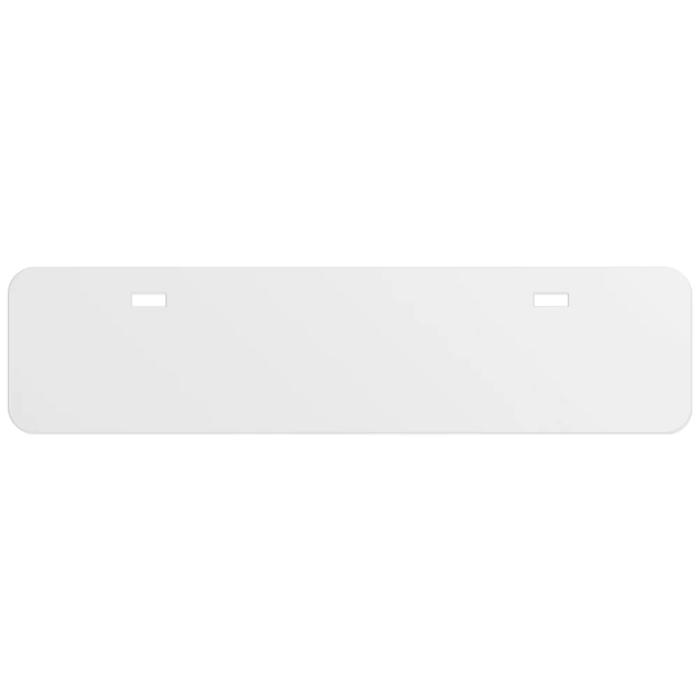 Car Licence Plates .055 White Styrene (2.875" x 11.875") screen-printed