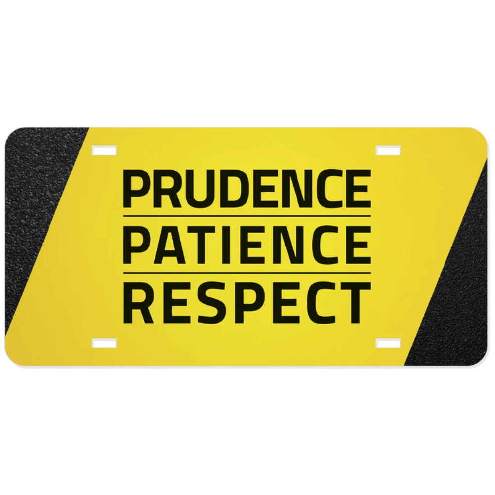 Plaques d'immatriculation de voiture .055 en styrène blanc (5,875" x 11,875") en couleur numérique complète