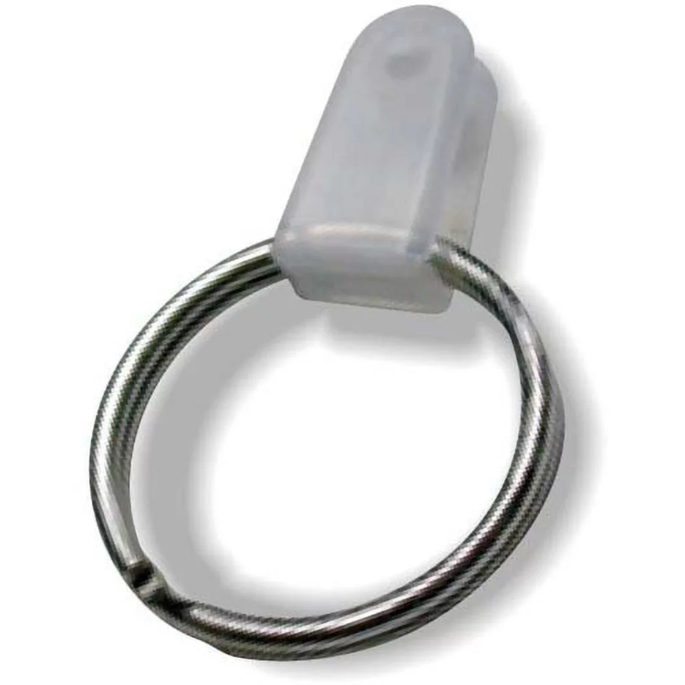 Connecteur en plastique avec anneau fendu en métal (Ø 0,75 po) non assemblé
