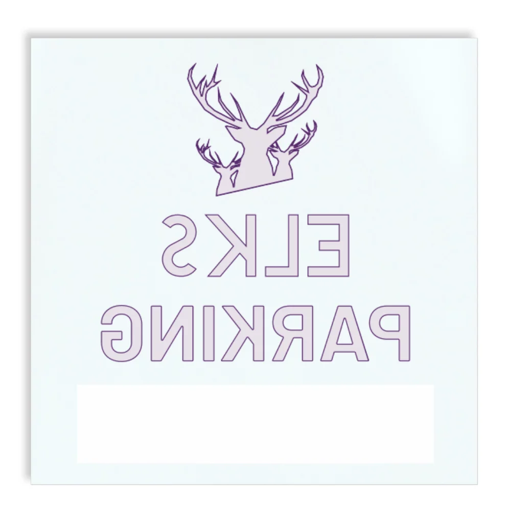 Clear Vinyl Service Decal in Full Colour (Read Outside Only) (1.88"x1.88")