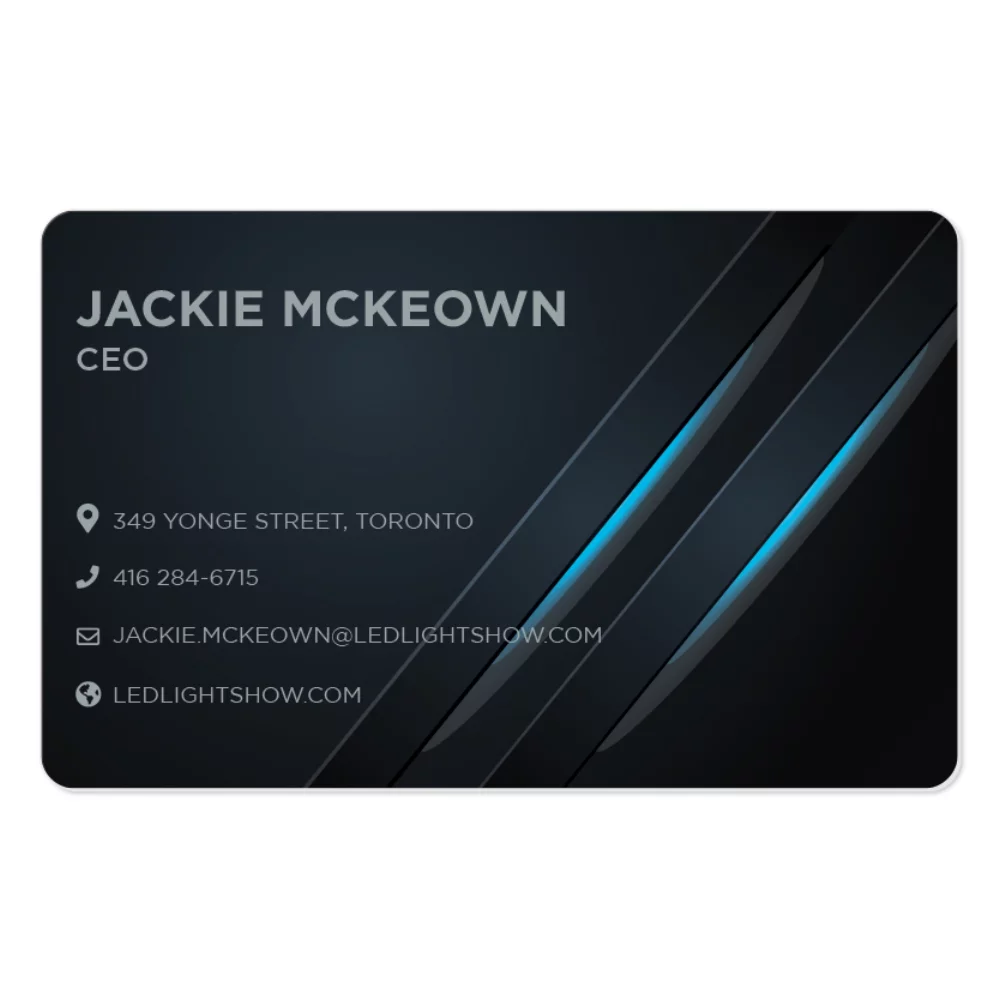 Carte de portefeuille en plastique .020 vinyle blanc brillant, couleur numérique complète et vernis UV