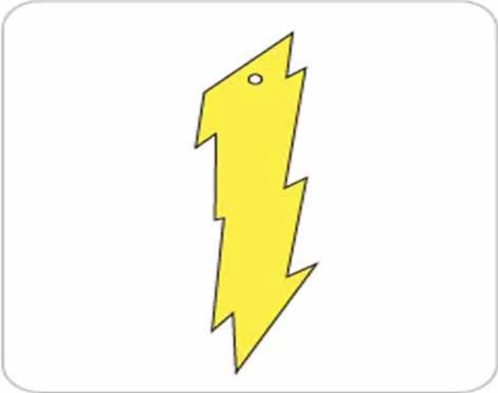 Lighting Bolt Shaped Hanging Air Freshener - Oversized