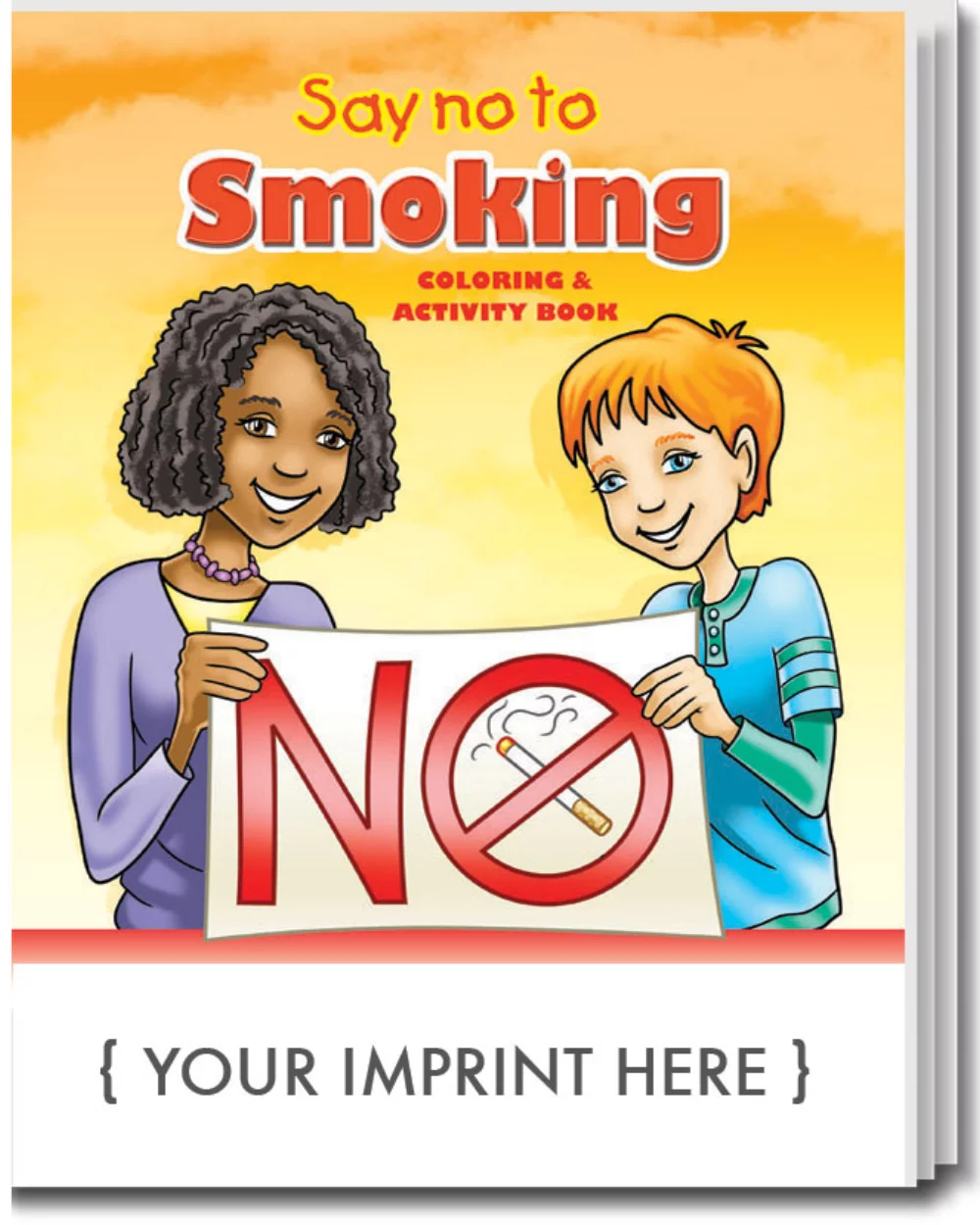 Dites non au tabac - Pack amusant de livres de coloriage