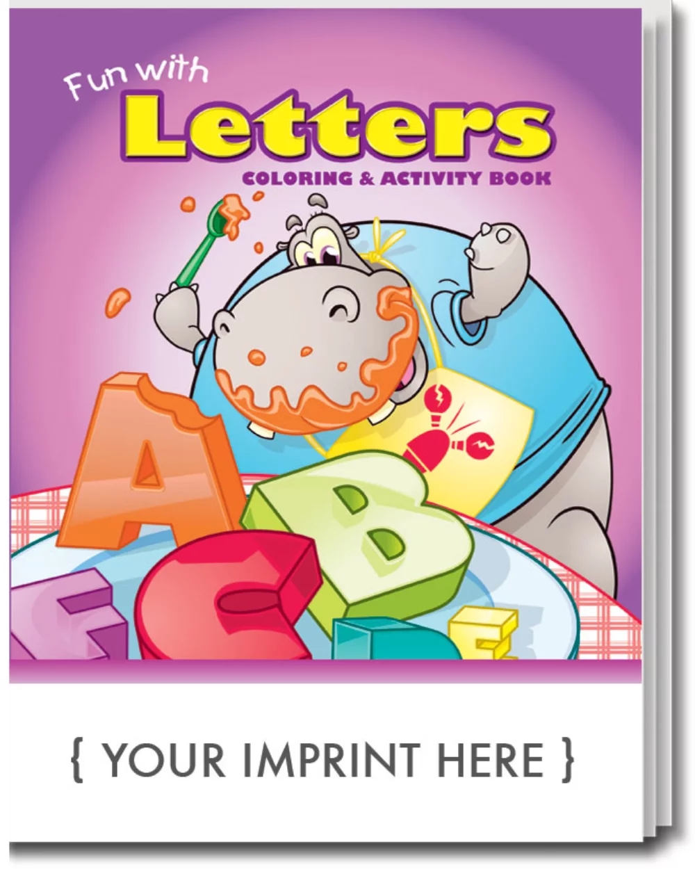 Livre de coloriage amusant avec lettres - Pack amusant