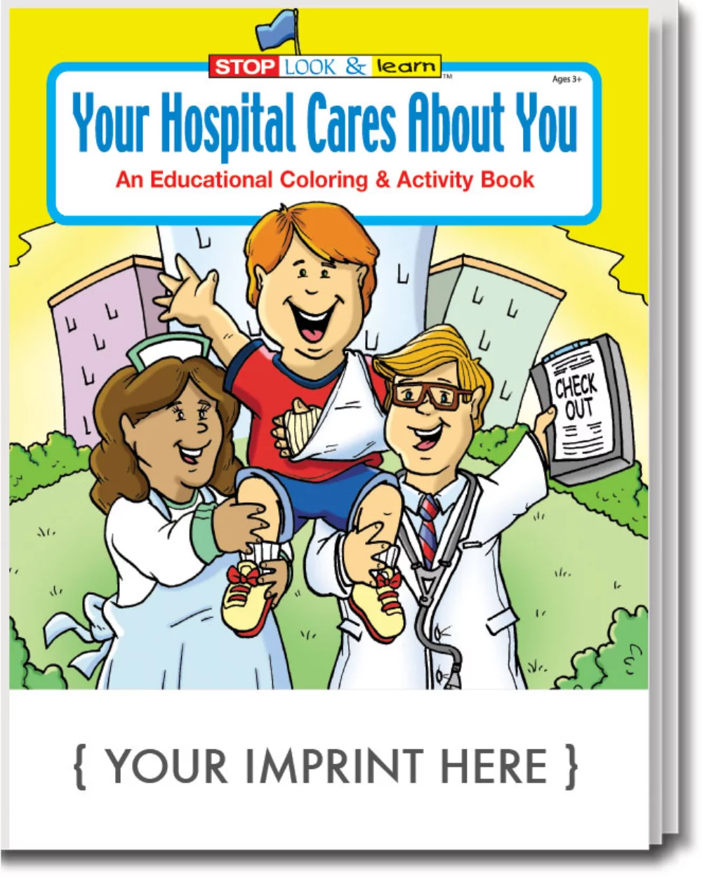 Livre de coloriage et d'activités "Votre hôpital se soucie de vous"