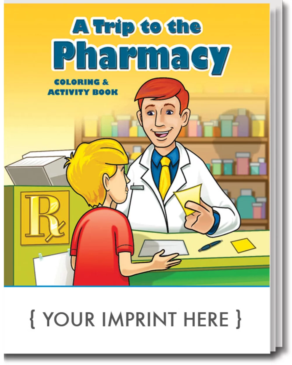 Un voyage à la pharmacie Livre de coloriage et d'activités