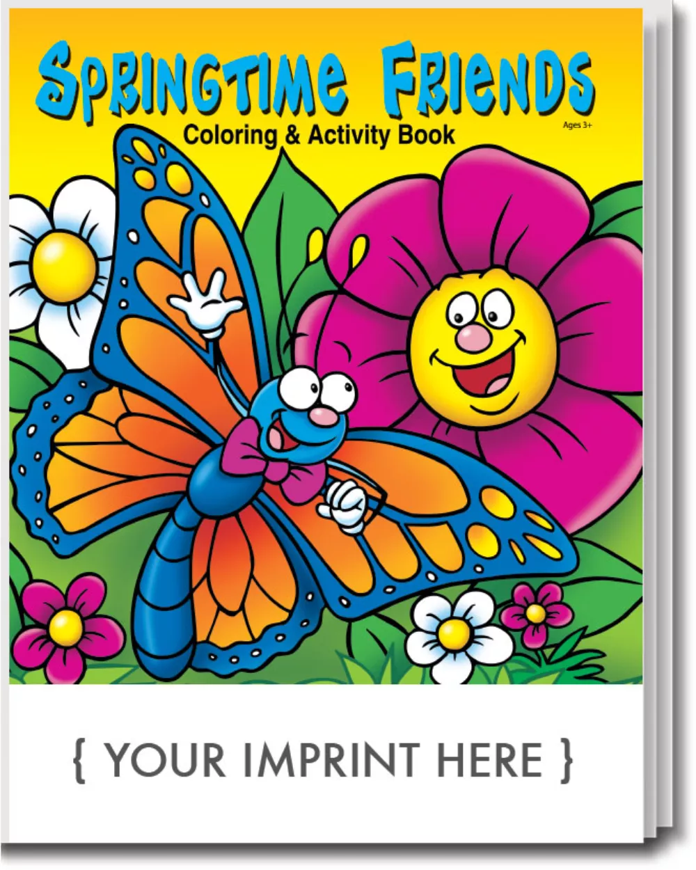 Livre de coloriage et d'activités pour les amis du printemps
