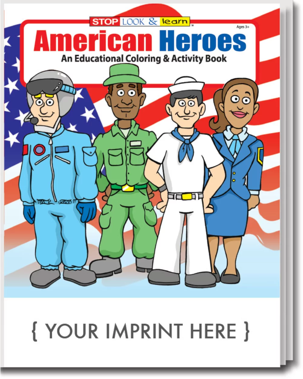 Livre de coloriage et d'activités des héros américains