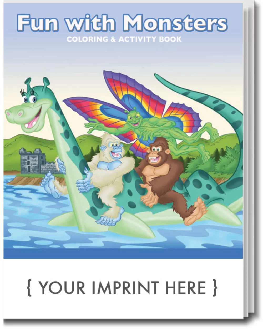 Pack de plaisir avec le livre de coloriage de monstres