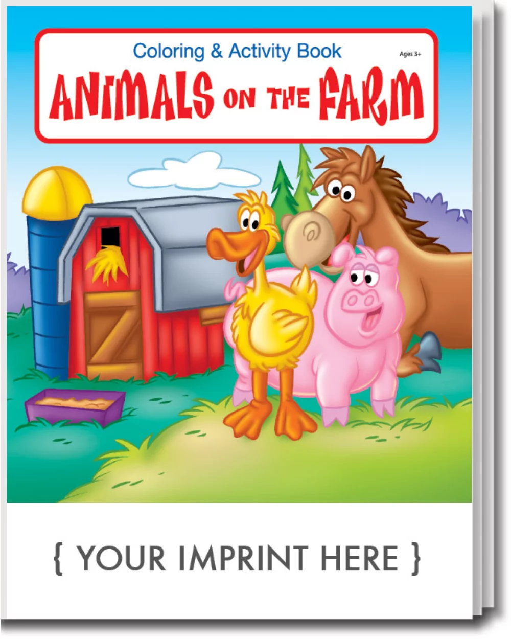 Livre de coloriage et d'activités sur les animaux de la ferme