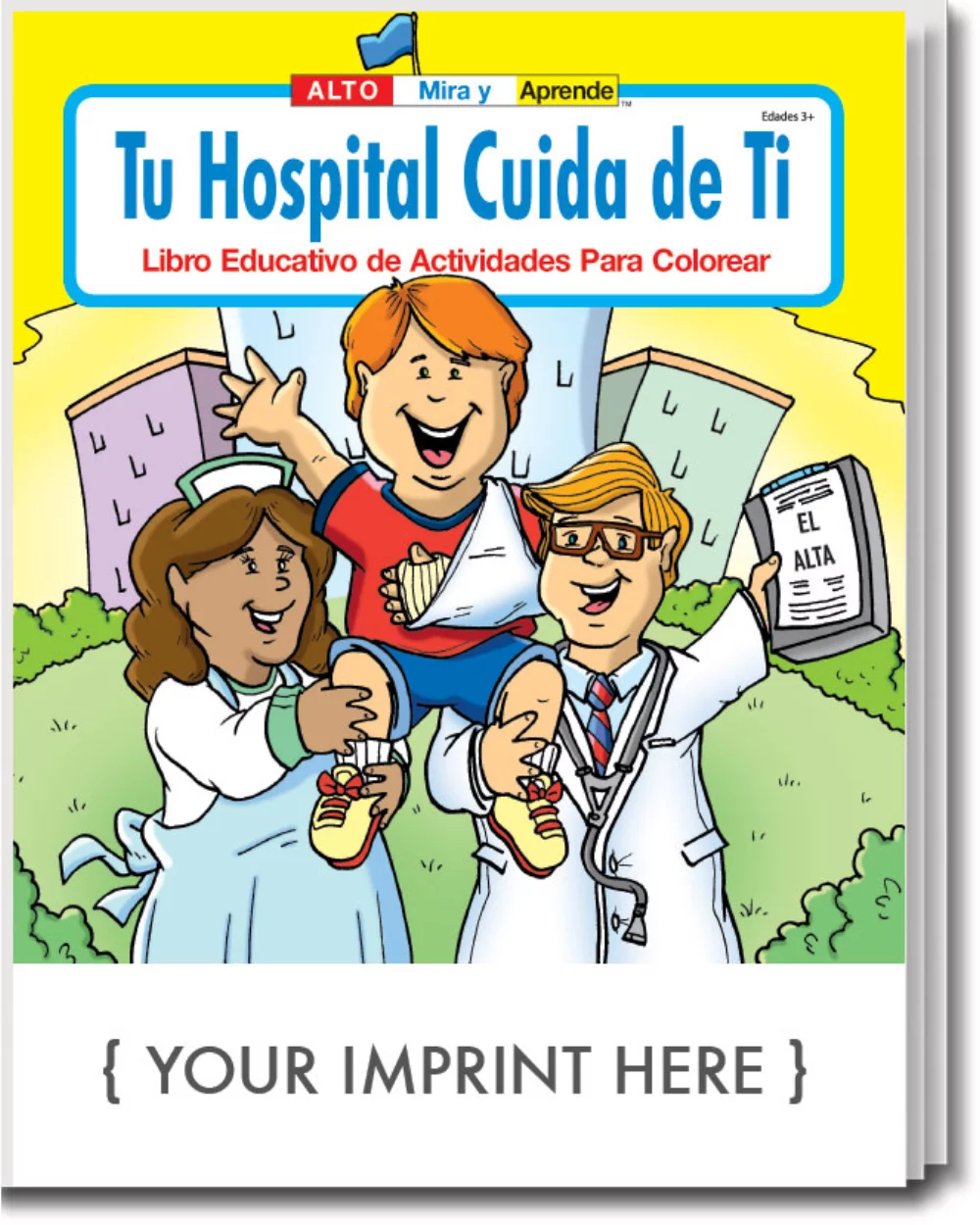 Votre hôpital se soucie de vous (espagnol) Pack de coloriage amusant