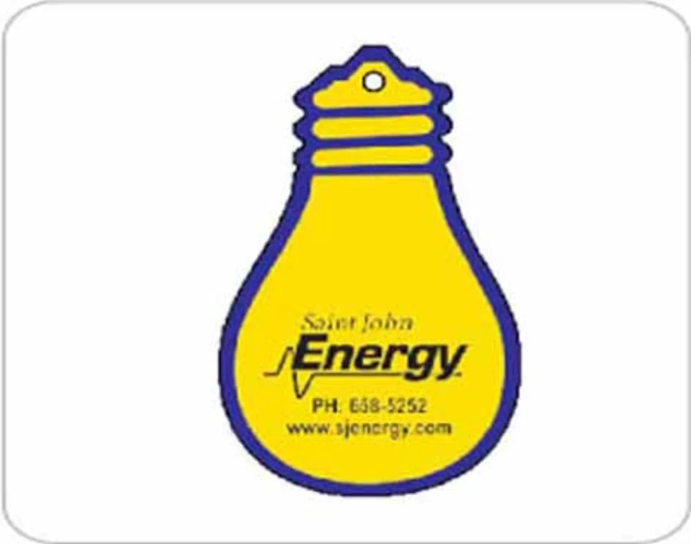 Oversized Light Bulb Shaped Hanging Air Freshener