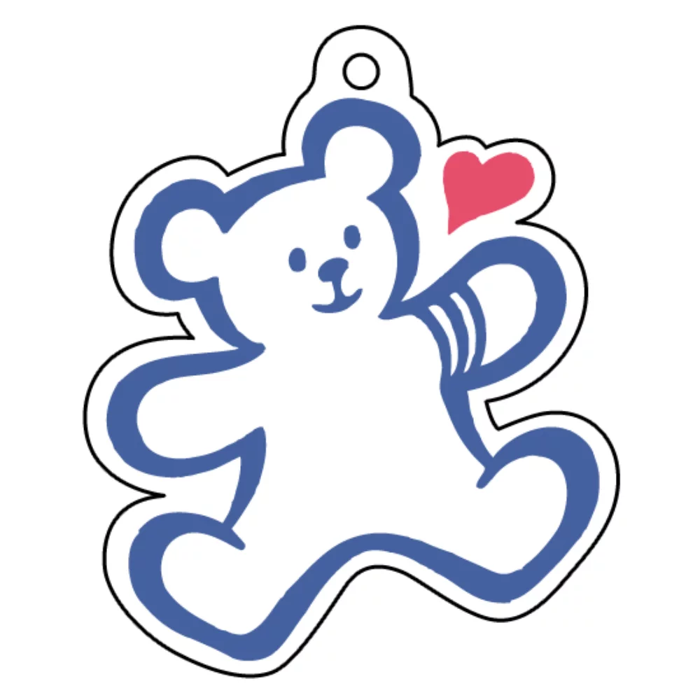 Oversized Teddy Bear Shaped Hanging Air Freshener