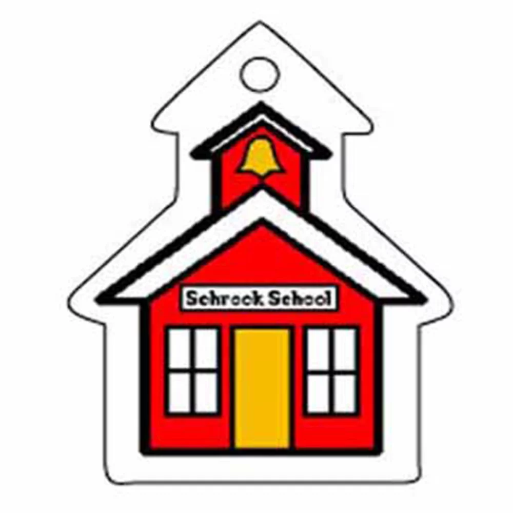 School House Shaped Hanging Air Freshener - Oversized