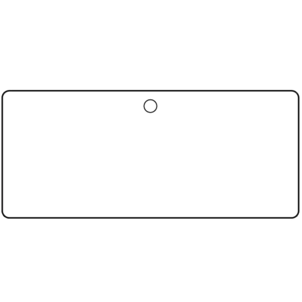 Désodorisant suspendu en forme de rectangle - Surdimensionné