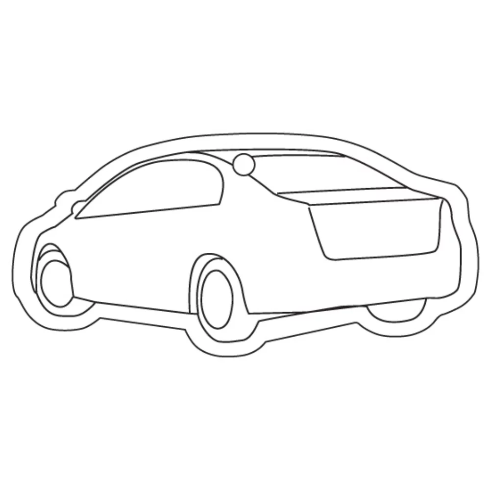 Car Sedan Shaped Hanging Air Freshener - Oversized