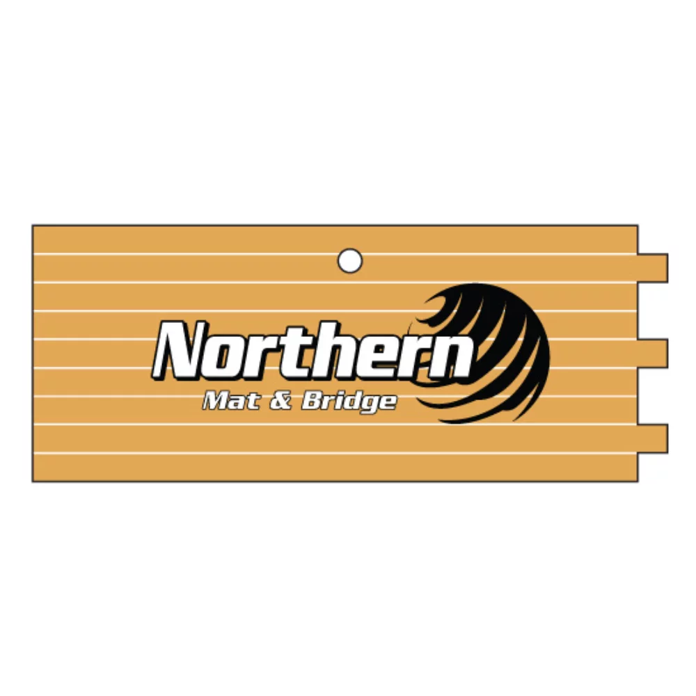 Désodorisant suspendu en forme de rectangle surdimensionné avec un côté dentelé.