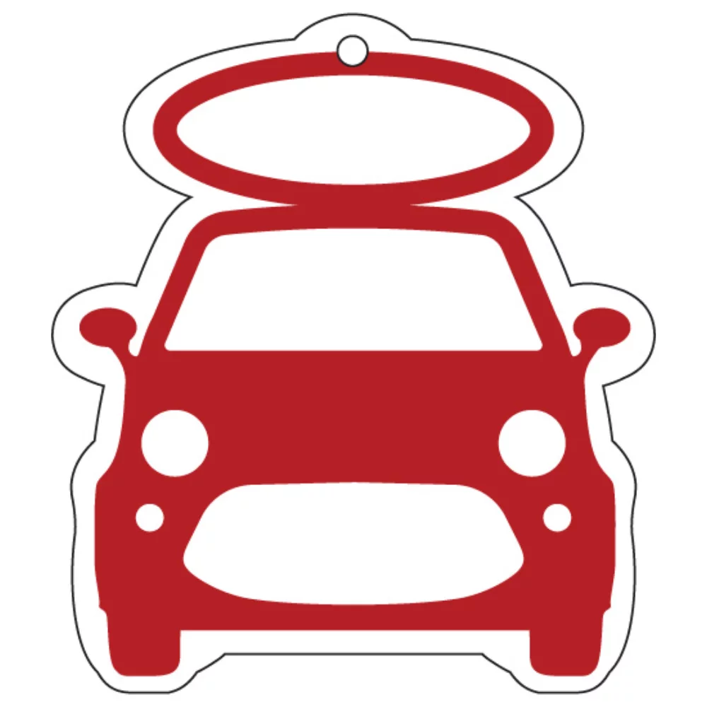 Oversized Car Front with Oval Top Shaped Hanging Air Freshener