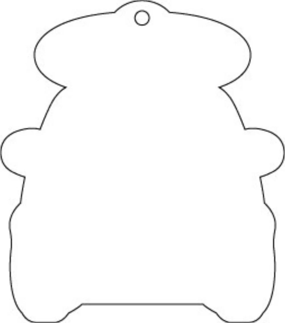 Oversized Car Front with Oval Top Shaped Hanging Air Freshener