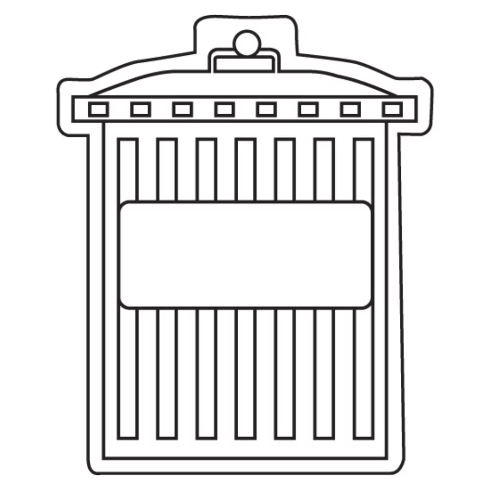 Oversized Garbage Can Shaped Hanging Air Freshener