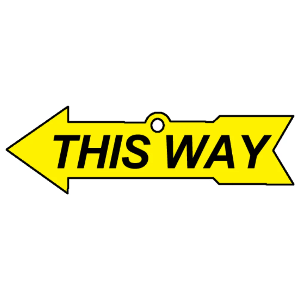 Oversized Arrow Shaped Hanging Air Freshener