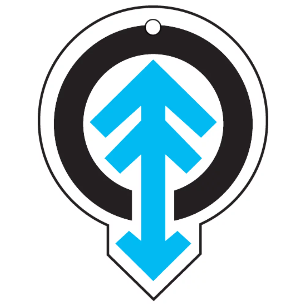 Circle with Triangle at Bottom Hanging Air Freshener