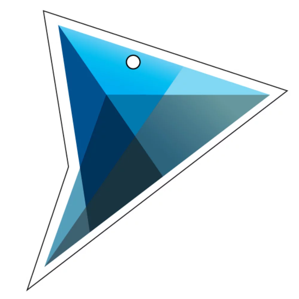 Triangle with Arrow Shaped Hanging Air Freshener