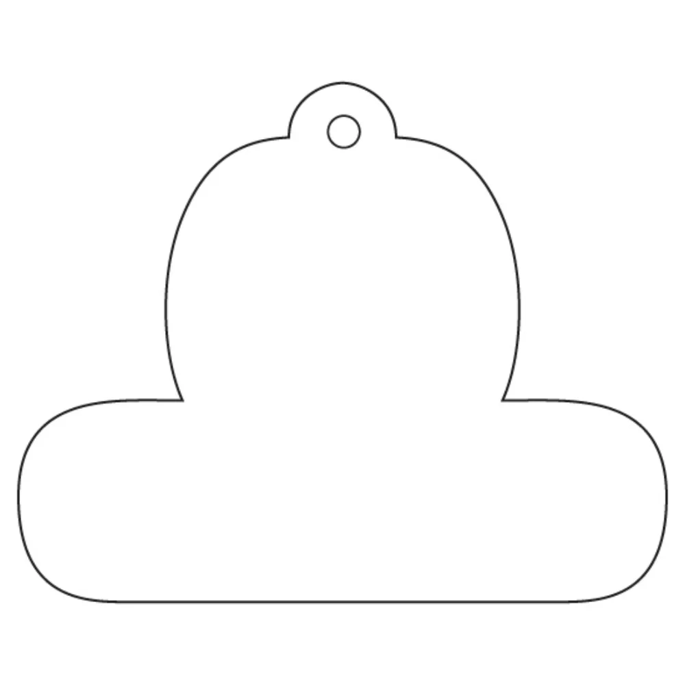 Bubble with Base Shaped Hanging Air Freshener