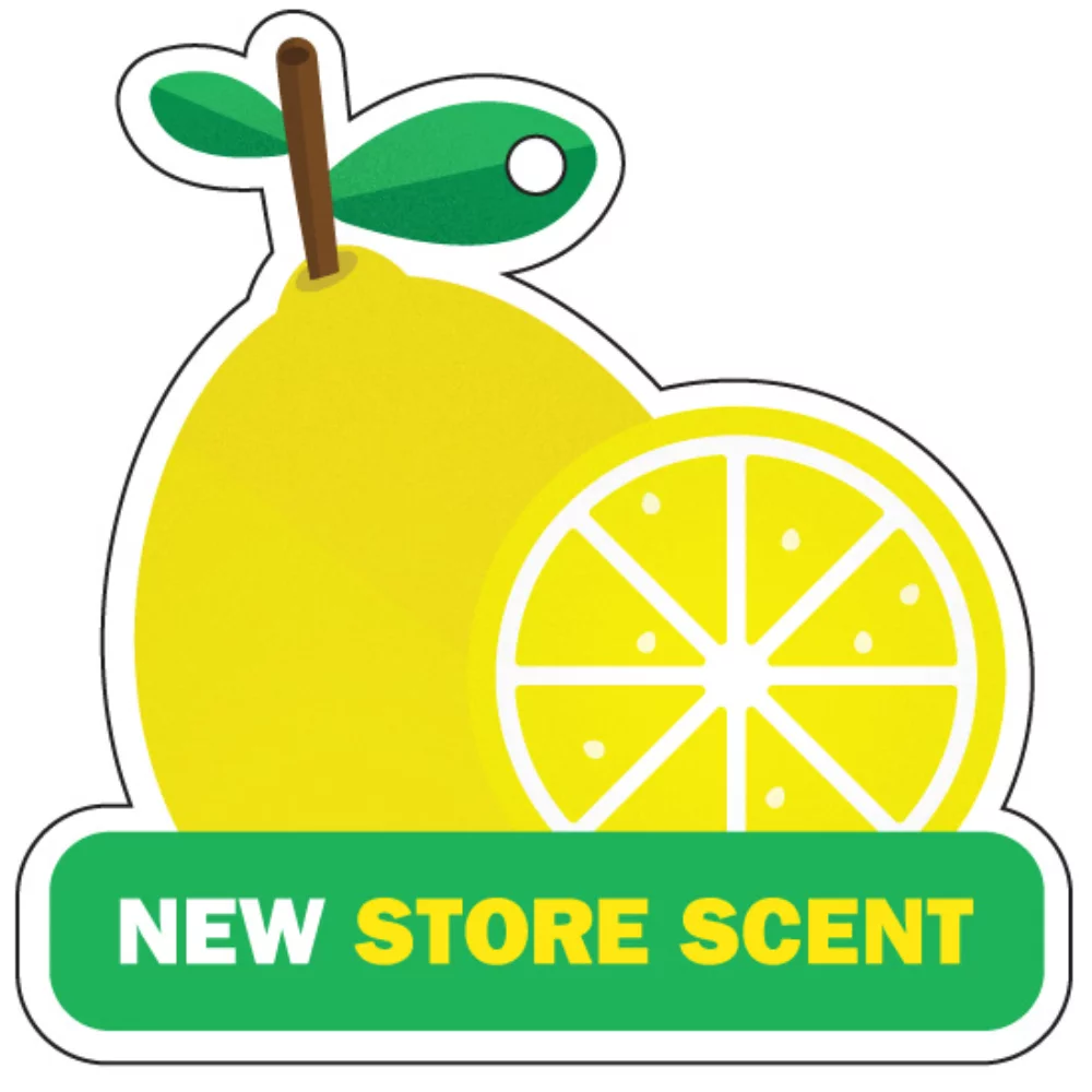 Lemon with Base Hanging Air Freshener