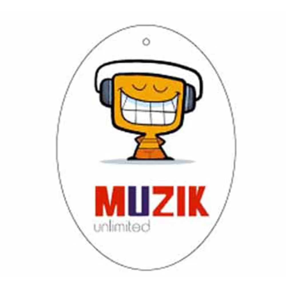 Muzik Shaped Hanging Air Freshener - Oversized