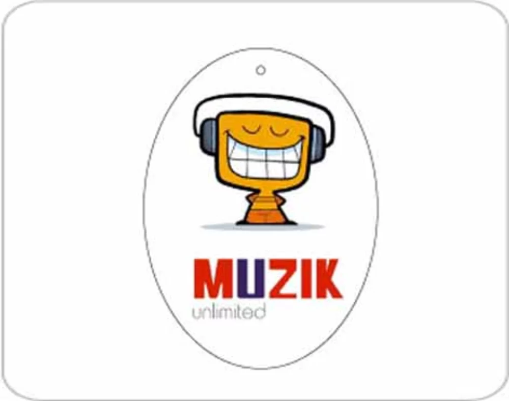 Muzik Shaped Hanging Air Freshener - Oversized