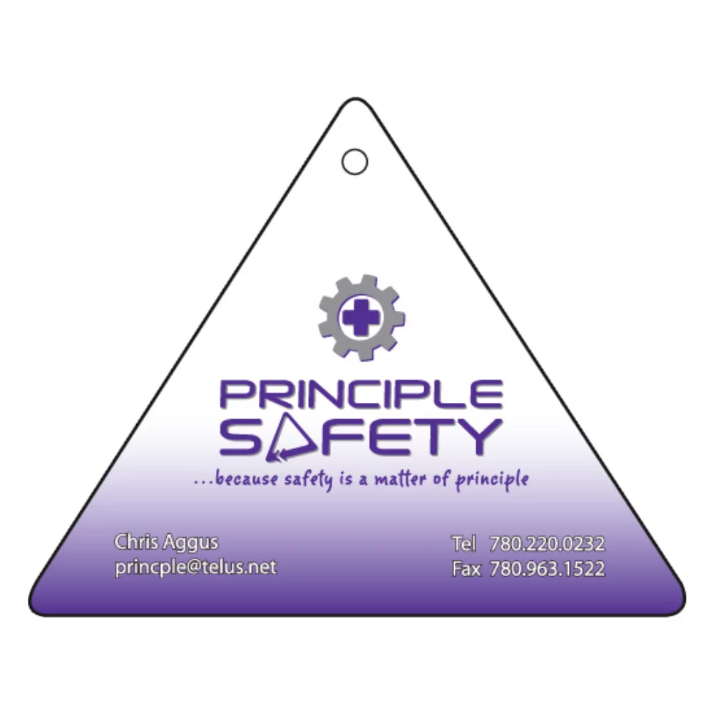 Oversized Large Triangle Shaped Hanging Air Freshener