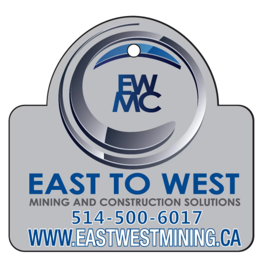 Désodorisant suspendu rectangulaire à sommet arrondi