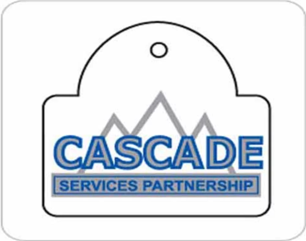 Désodorisant suspendu rectangulaire à sommet arrondi